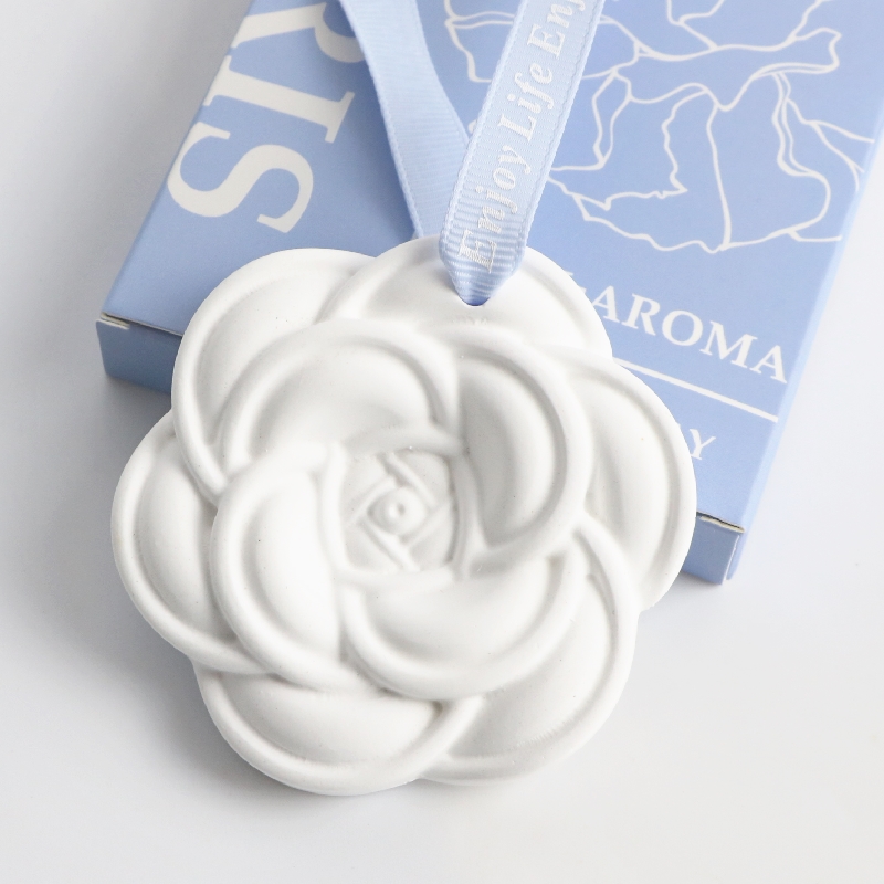 Scented color box camellia hanging freshener(图2)