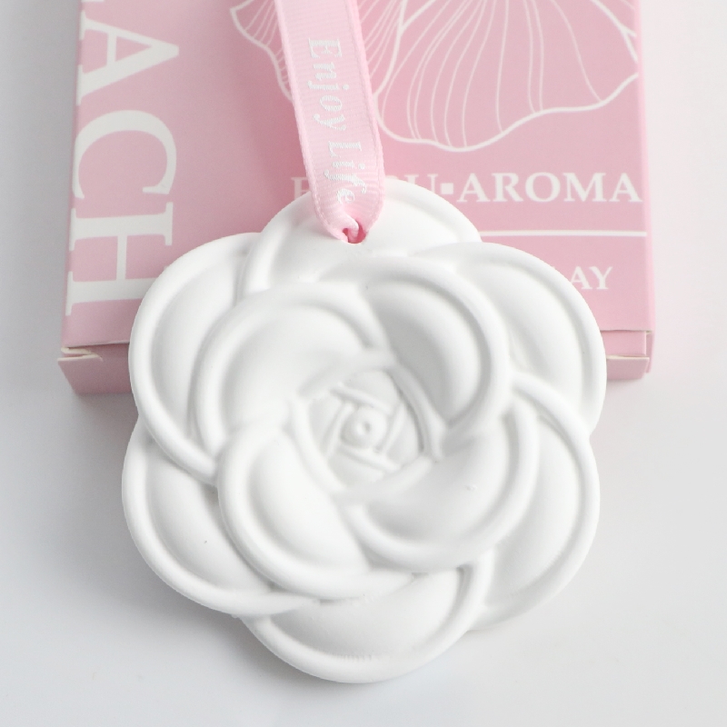 Scented color box camellia hanging freshener(图2)