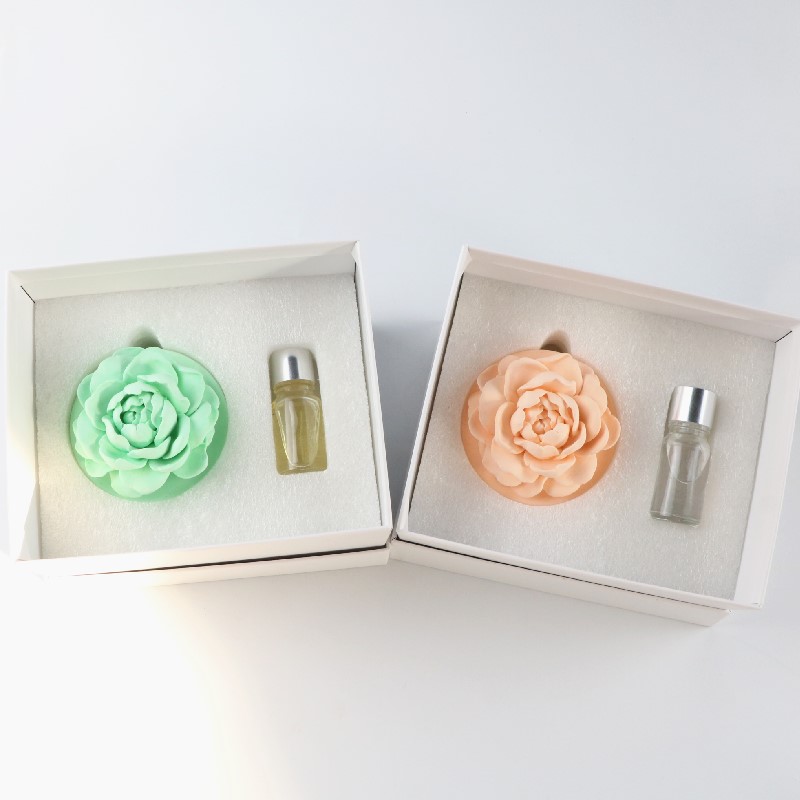 Ceramic Jasmine stone ceramic aromatic car decoration freshener(图3)