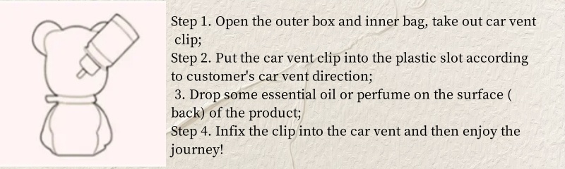 Ceramic household car exhaust clip air freshener decorative essential oil diffuser(图6)