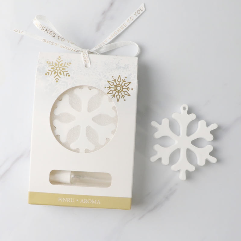 Snowflake Aroma Ceramic Plaster Hanging 