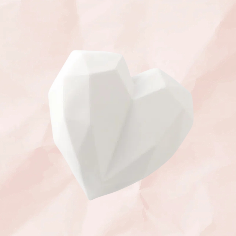 White Ceramic Plaster Shape Essential Oi