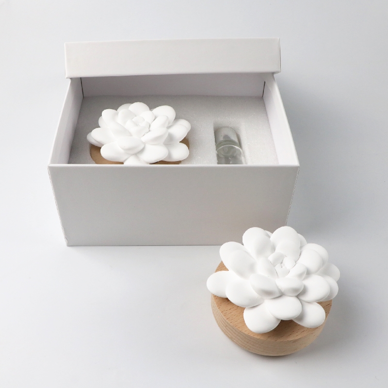FOR-AROMA Gypsum ceramic floral decorati